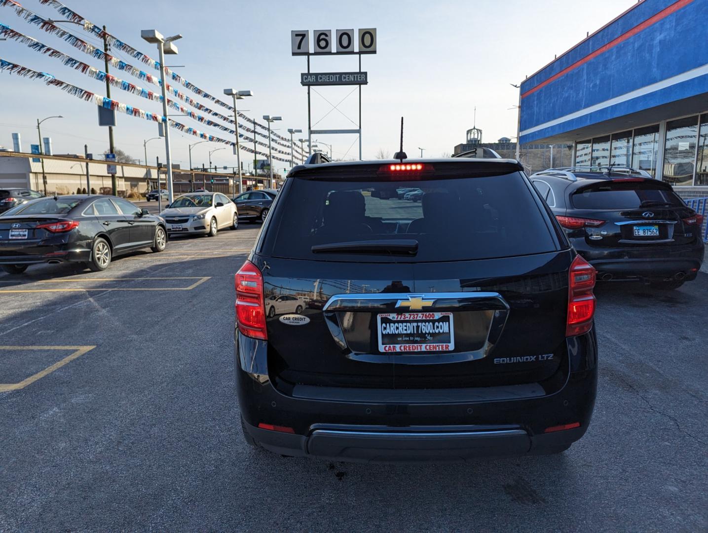 2016 BLACK Chevrolet Equinox LTZ 2WD (2GNALDEKXG6) with an 2.4L L4 DOHC 16V FFV engine, 6A transmission, located at 7600 S Western Ave., Chicago, IL, 60620, (773) 918-3980, 0.000000, 0.000000 - Photo#3